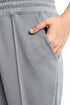 The Grey Straight Fit Pants